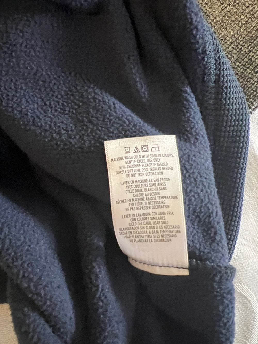 Spyder Men’s Gray and BLUE Zip-Up Colorblock Pullover - Picture 3 of 7